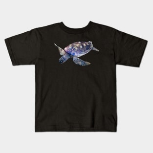 Galaxy Sea Turtle Kids T-Shirt